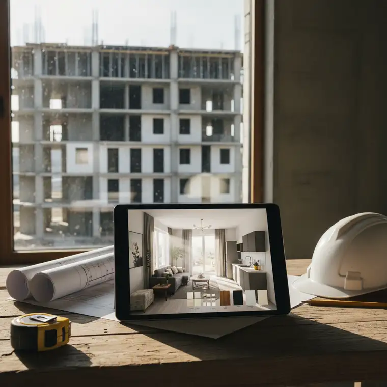 Wizualizacja 3D mieszkania deweloperskiego w standardzie deweloperskim – wszystko, co musisz wiedzieć