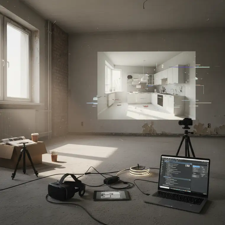 Jak naprawić błędy wirtualnego spaceru 3D pustego mieszkania bez ponownego skanowania