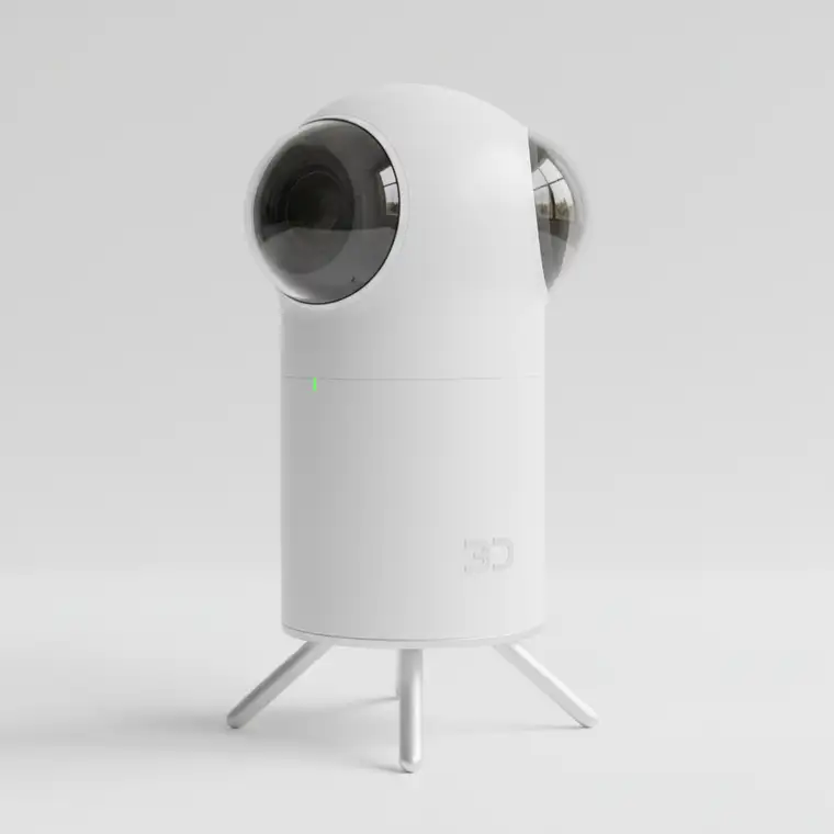 Wirtualny spacer 3D mieszkania prezentujący jasny salon i kuchnię, pokazujący jak właściciel bez doświadczenia w marketingu nieruchomości może wyróżnić ogłoszenie