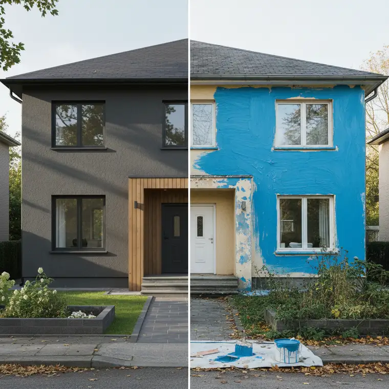 Elewacja domu: Jak wybrać między wizualizacją 3D a zdjęciem?